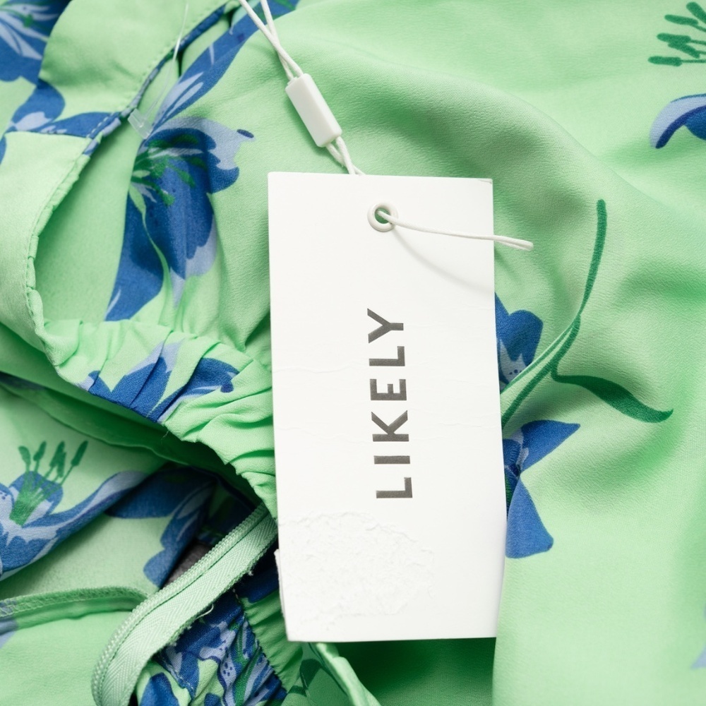 Likely Karrica Maxi‎ Dress Blue Floral Cut Out Print - Picture 8 of 15